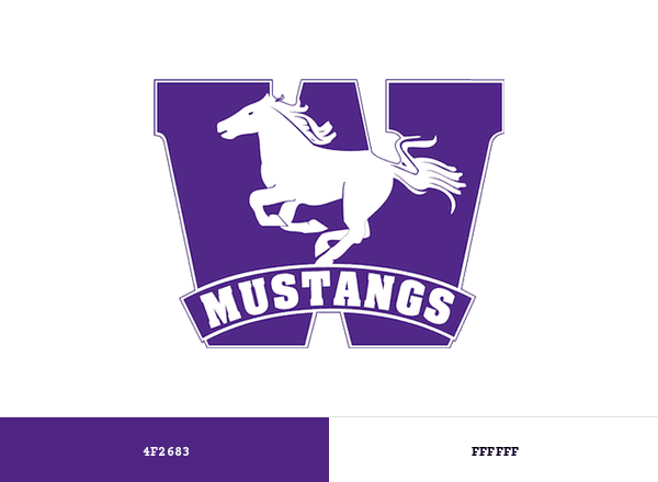 Western Mustangs brand color palette