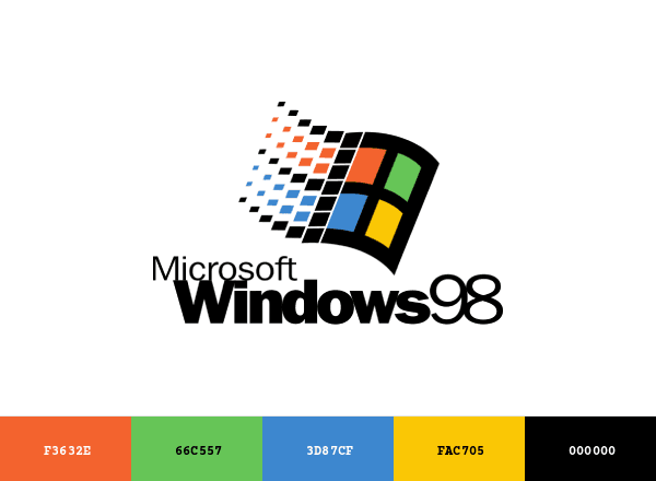 Windows 98 brand color palette