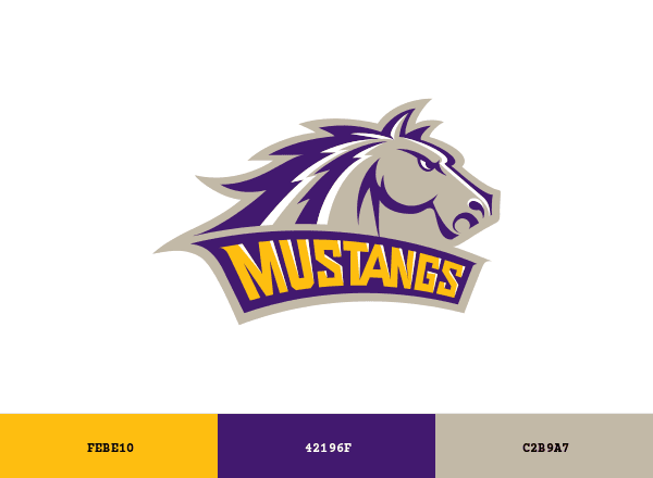 WNMU Mustangs brand color palette