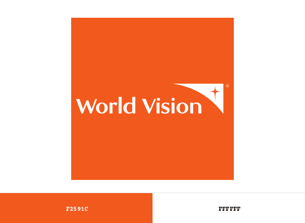 World Vision brand color palette