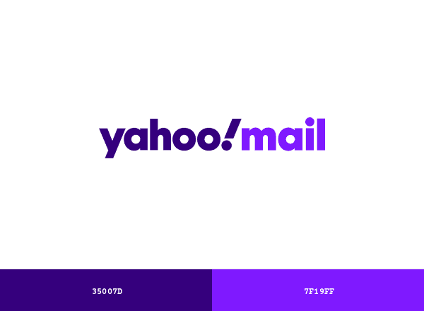 Yahoo Mail brand color palette