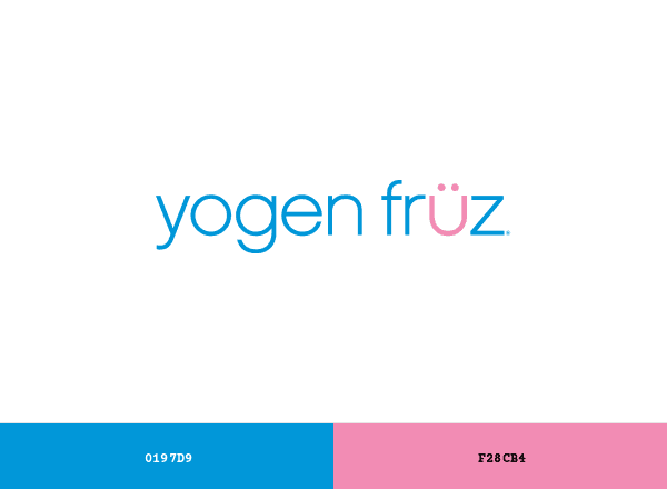 Yogen Früz brand color palette