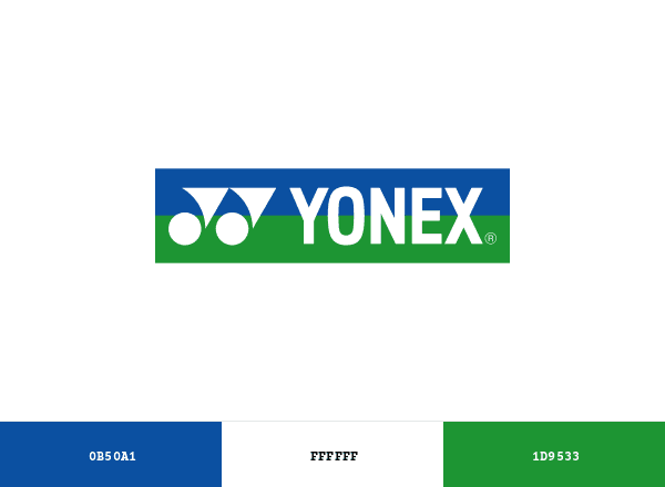 Yonex brand color palette