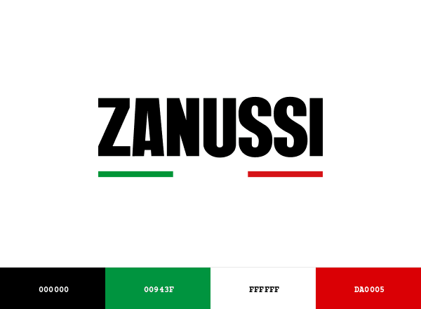 Zanussi brand color palette