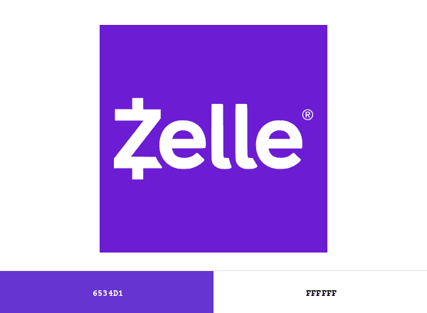 Zelle brand color palette
