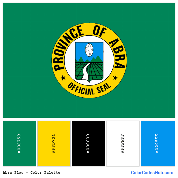 Abra flag color palette