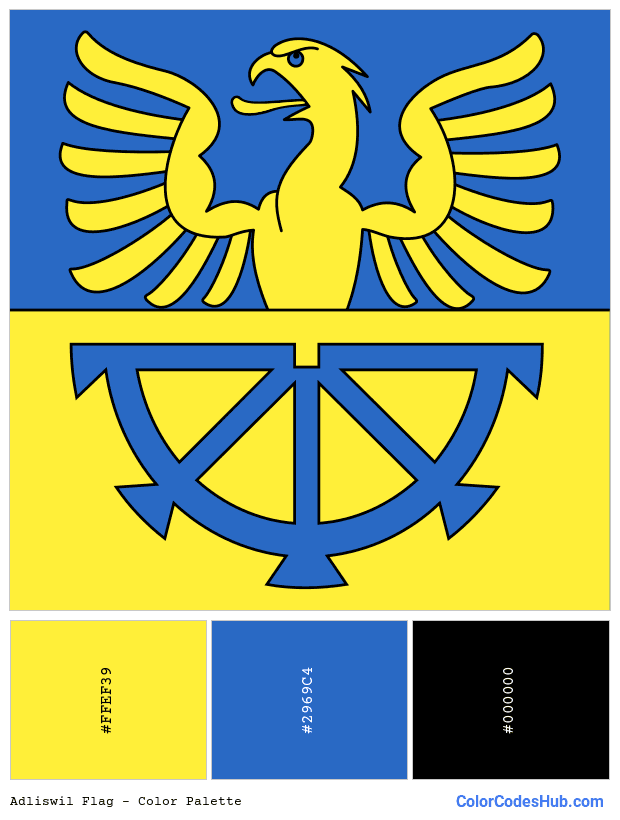 Adliswil flag color palette