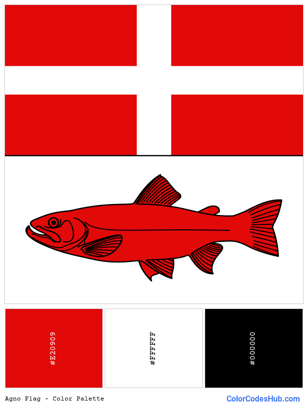 Agno flag color palette