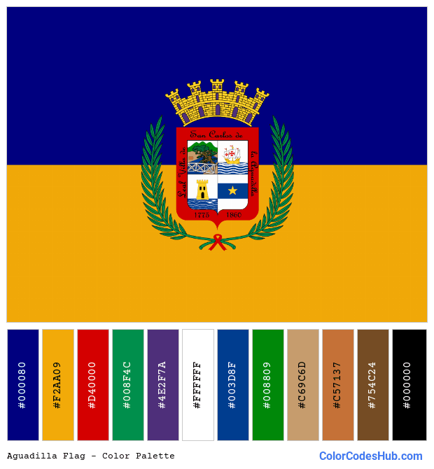 Aguadilla flag color palette