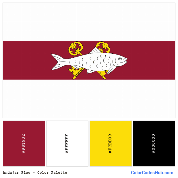 Andujar flag color palette