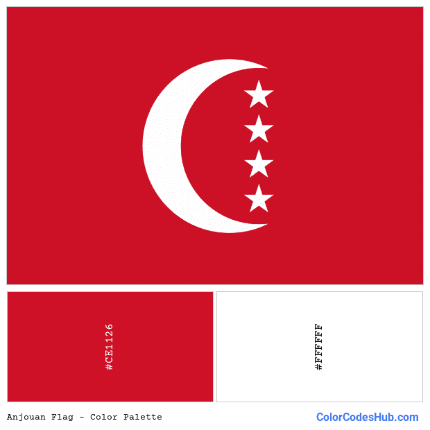 Anjouan flag color palette