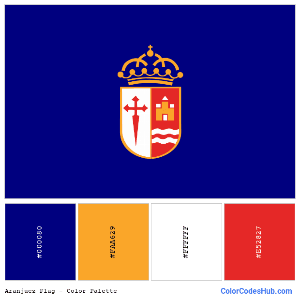 Aranjuez flag color palette