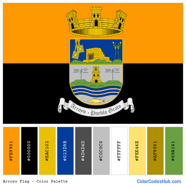 Arroyo flag color palette