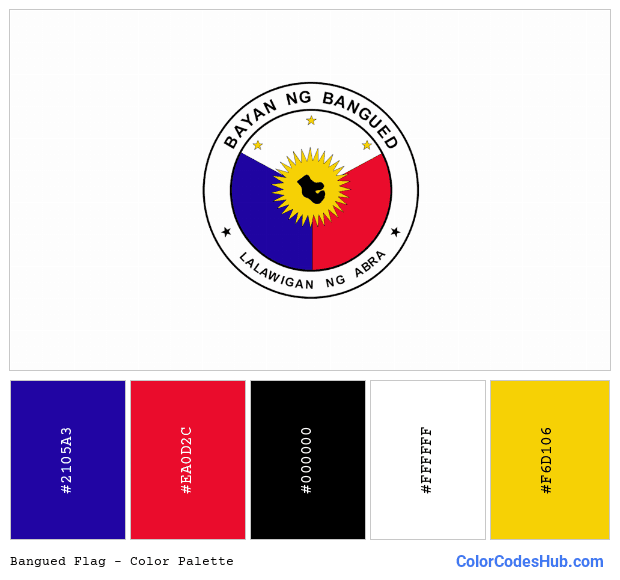 Bangued flag color palette