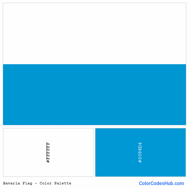 Bavaria flag color palette
