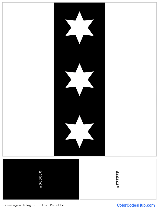 Binningen flag color palette