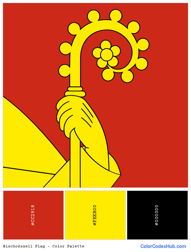 Bischofszell flag color palette
