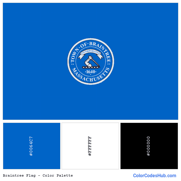 Braintree flag color palette