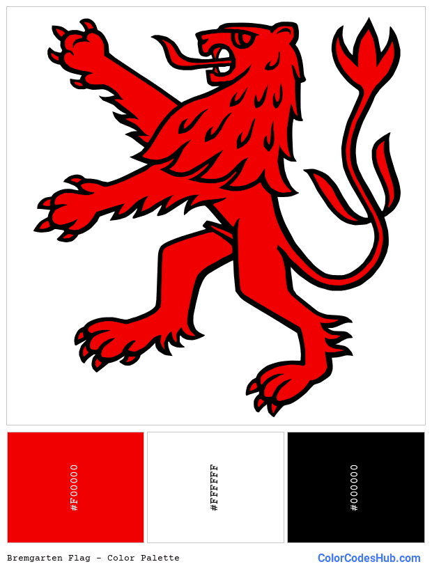 Bremgarten flag color palette