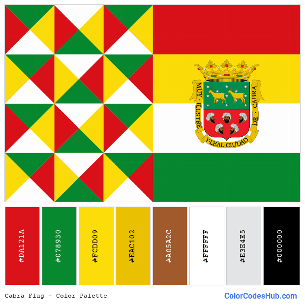 Cabra flag color palette