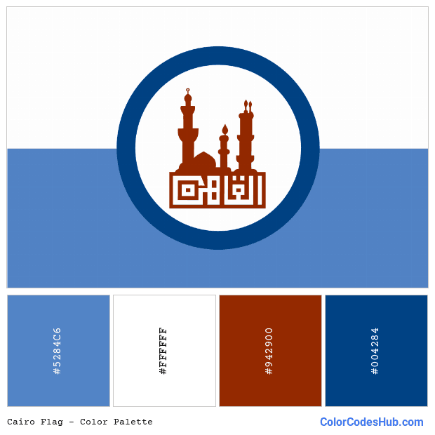 Cairo flag color palette