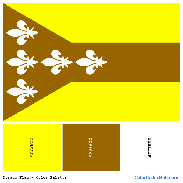 Dorado flag color palette