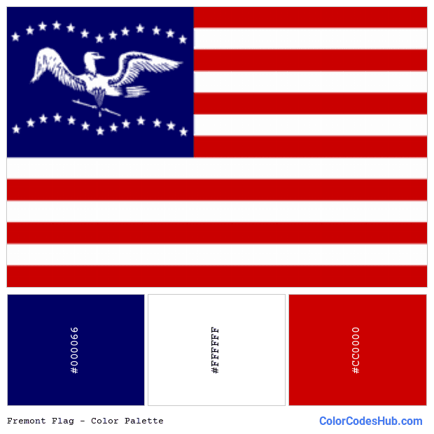 Fremont flag color palette