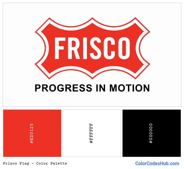 Frisco flag color palette