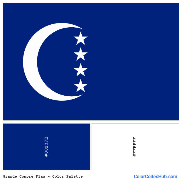 Grande Comore flag color palette