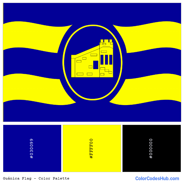 Guánica flag color palette