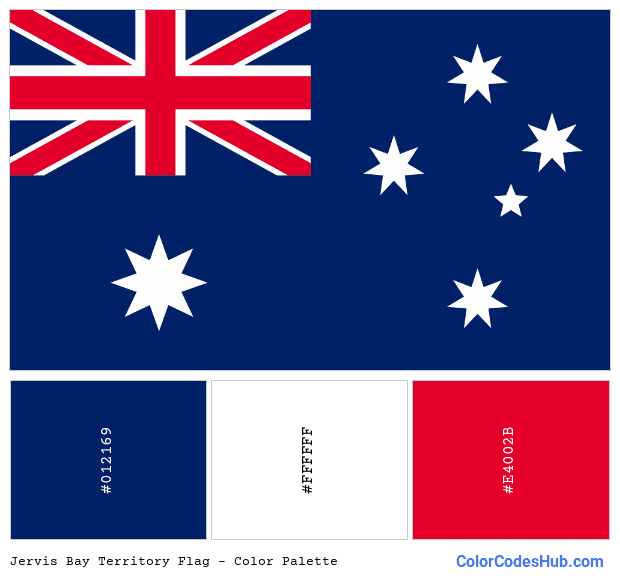 Jervis Bay Territory flag color palette