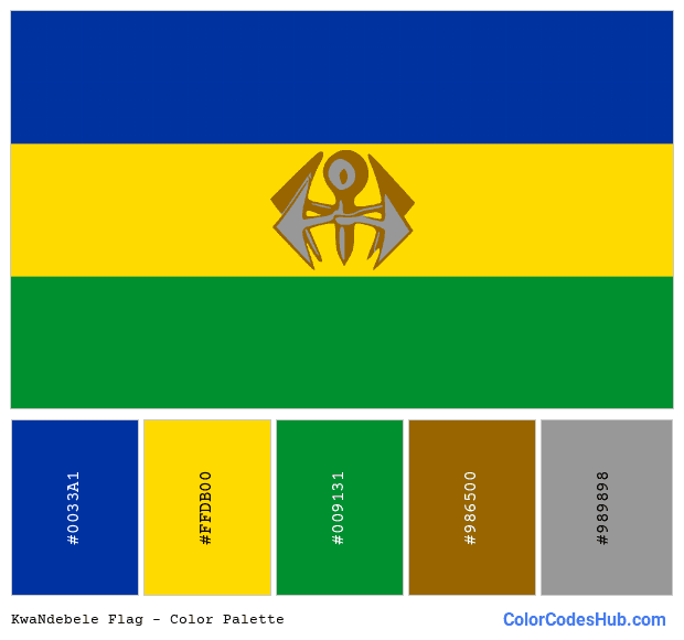 KwaNdebele flag color palette