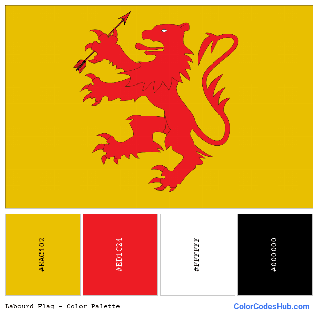 Labourd flag color palette