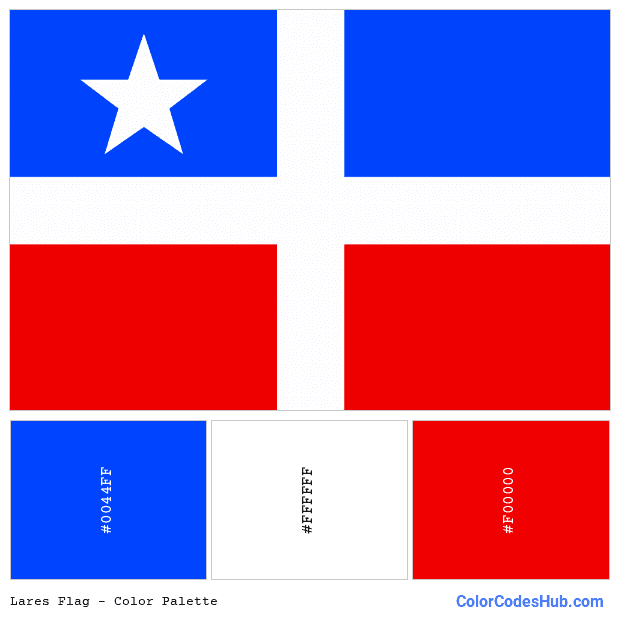 Lares flag color palette