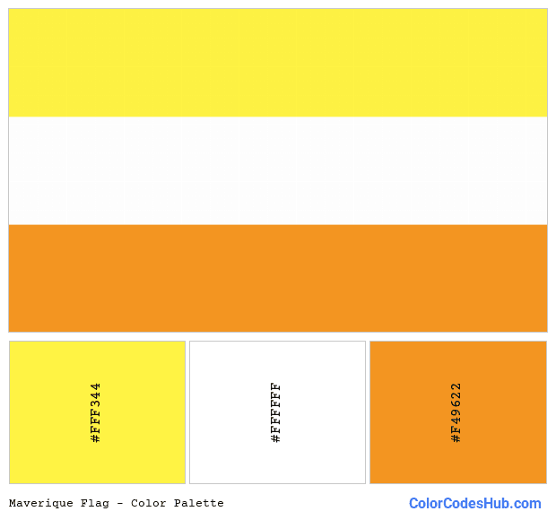 Maverique flag color palette