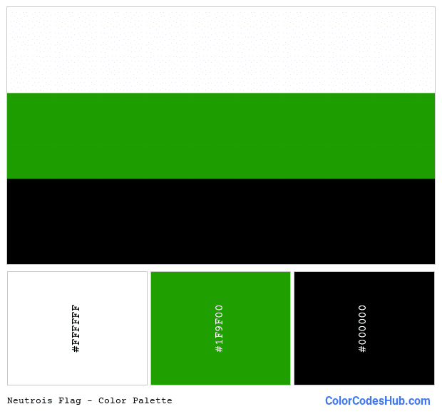 Neutrois flag color palette