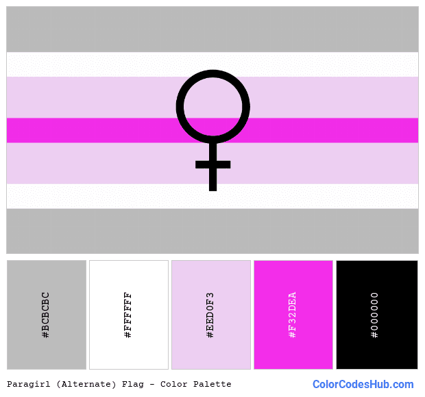 Paragirl (Alternate) flag color palette
