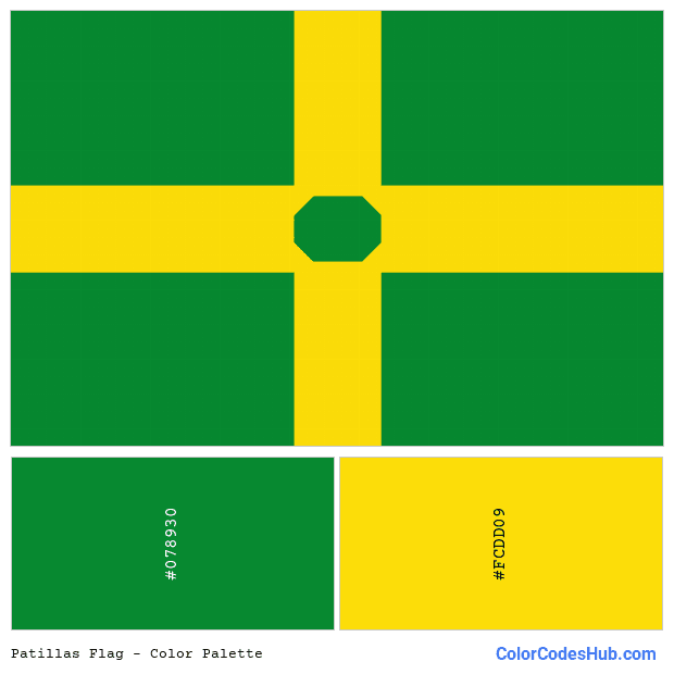 Patillas flag color palette
