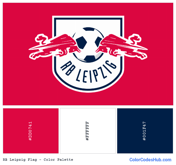 RB Leipzig flag color palette