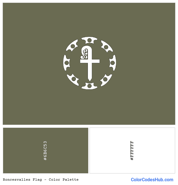Roncesvalles flag color palette