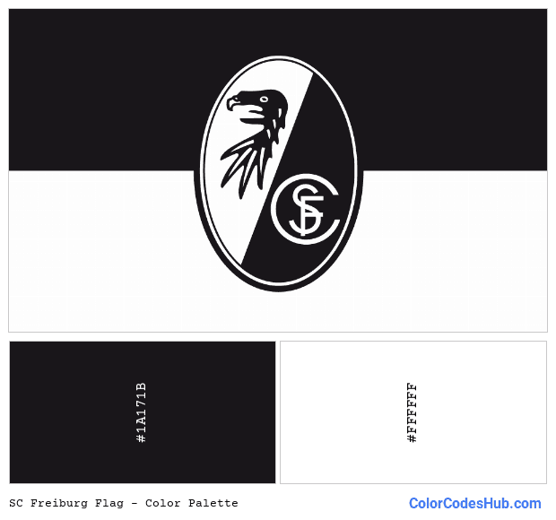 SC Freiburg flag color palette