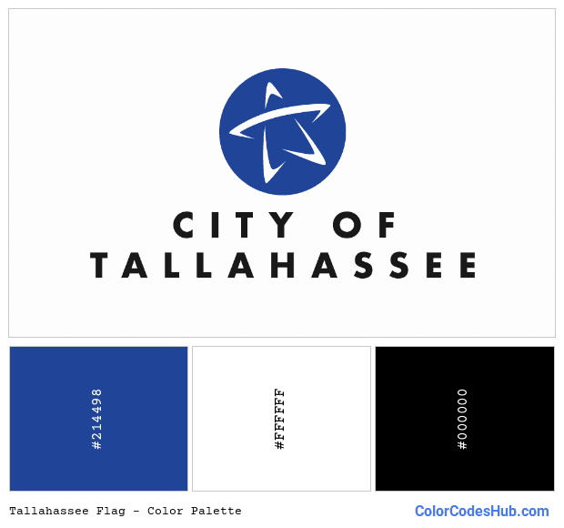 Tallahassee flag color palette
