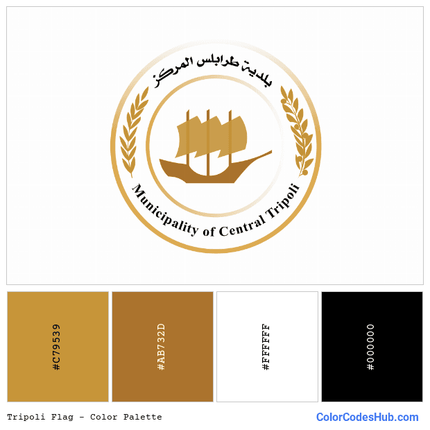 Tripoli flag color palette