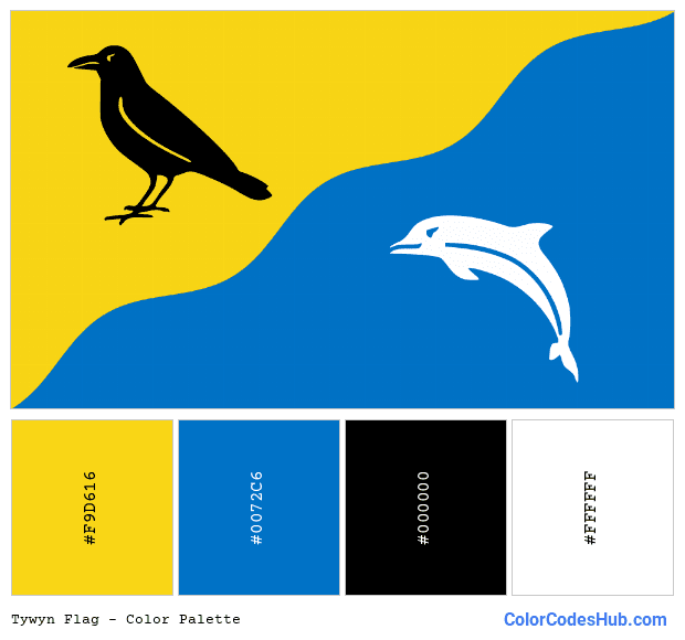 Tywyn flag color palette