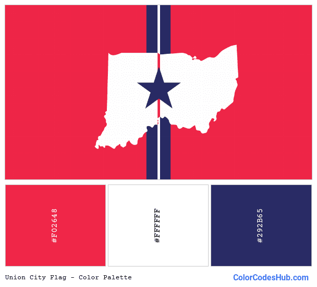 Union City flag color palette