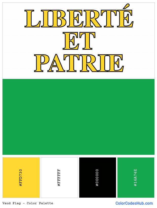 Vaud flag color palette