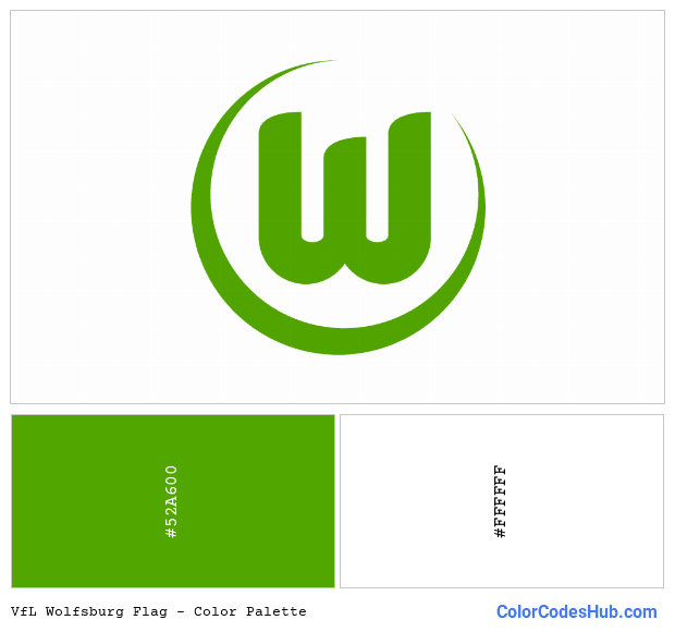 VfL Wolfsburg flag color palette