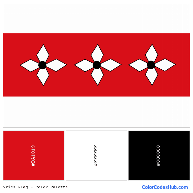 Vries flag color palette