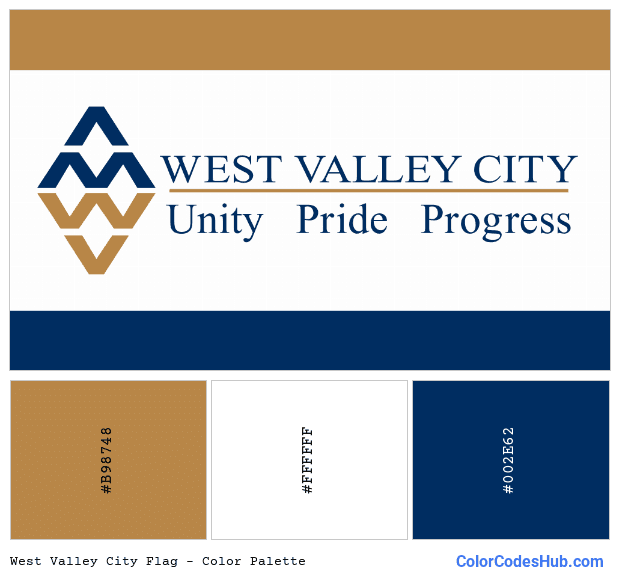 West Valley City flag color palette