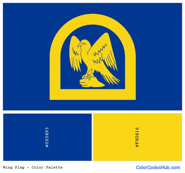 Wing flag color palette